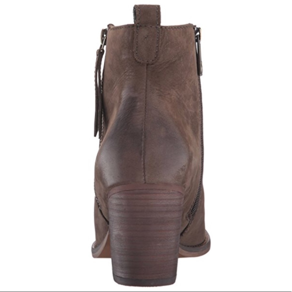 Taupe Fully Waterproof Nubuck Leather Ankle Boots - Picture 3 of 5
